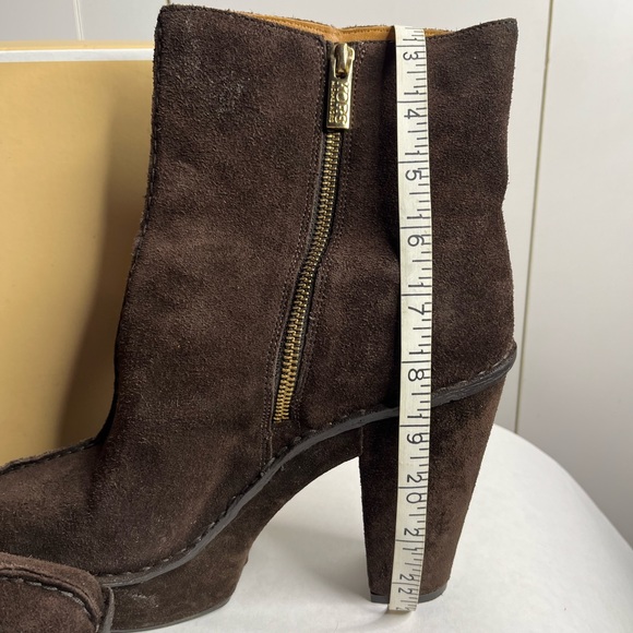 Suede Platform Boots sz10 - Picture 5 of 10